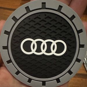 Audi car coasters set of 2